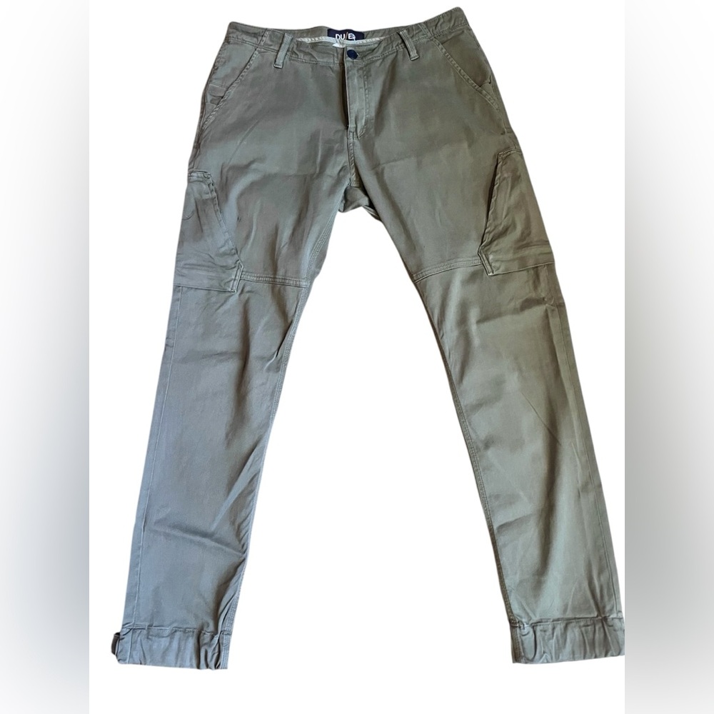 DUER no-sweat cargos green 34x32 GUC